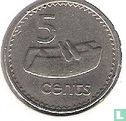 Fiji 5 cents 1982 - Image 2
