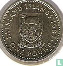Falkland Islands 1 pound 1987 - Image 1