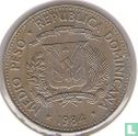 Dominicaanse Republiek ½ peso 1984 - Afbeelding 1