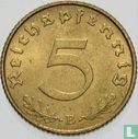 Duitse Rijk 5 reichspfennig 1939 (B) - Afbeelding 2