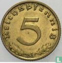 Empire allemand 5 reichspfennig 1938 (J) - Image 2