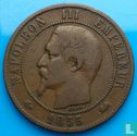 France 10 centimes 1855 (D - ancre) - Image 1