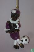 Black Peter with football - Image 1