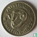 Australia 1 shilling 1957 - Image 1