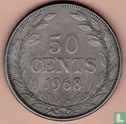 Libéria 50 cents 1968 - Image 1