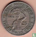 Libéria  25 cents 1976 "FAO" - Image 1
