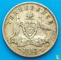 Australia 3 pence 1912 - Image 1