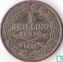 Zweden 1/3 skilling banco 1848 (47) - Afbeelding 1