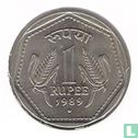 India 1 rupee 1989 (Noida) - Image 1