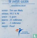 Nederland 1 gulden 2001 (PROOF) "Last gulden" - Afbeelding 3