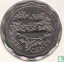 Bahamas 10 cents 1989 - Image 2