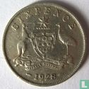 Australie 6 pence 1928 - Image 1