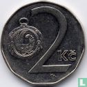 Czech Republic 2 koruny 1994 (leaf) - Image 2