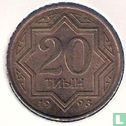 Kazakhstan 20 tyin 1993 (copper plated zinc) - Image 1
