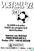 Voetbal 92 - Richard Witschge - Image 2