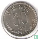 India 50 paise 1977 (Calcutta) - Image 1