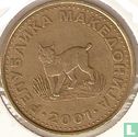 Macedonië 5 denari 2001 - Afbeelding 1