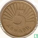 Macedonië 5 denari 2001 - Afbeelding 2