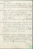 Originele opzetjes voor Koning Hollewijn met origineel handgeschreven script. - Afbeelding 3