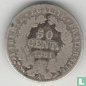 Frankrijk 50 centimes 1881 - Afbeelding 1