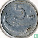 Italië 5 lire 1972 - Afbeelding 1