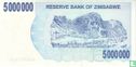 Zimbabwe 5 Million Dollars 2008 - Image 2