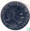 Monaco 10 centimes 1974 - Afbeelding 1