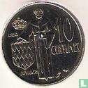 Monaco 10 centimes 1974 - Afbeelding 2