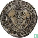 Denmark 1 krone 1659 "Failed attack from Sweden on Kopenhagen" (rock breaks circle) - Image 1
