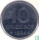 Brasilien 10 Cruzeiro 1984 - Bild 1