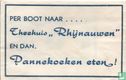 Per Boot Naar ..... Theehuis "Rhijnauwen" - Image 1