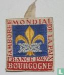 Participants badge 6th World Jamboree - Bourgogne