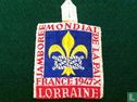 Participants badge 6th World Jamboree - Lorraine