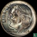 États-Unis 1 dime 1958 (sans lettre) - Image 1