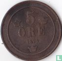 Sweden 5 öre 1874 - Image 1