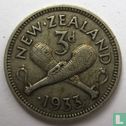 New Zealand 3 pence 1933 - Image 1