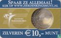 Niederlande 10 Euro 2004 (Coincard - KNM) "Birth of Princess Catharina - Amalia" - Bild 2