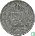 Belgium 5 francs 1849 (bareheaded - large 9) - Image 1