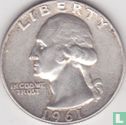 United States ¼ dollar 1961 (D) - Image 1
