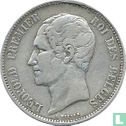 België 5 francs 1849 (blootshoofds - grote 9) - Afbeelding 2