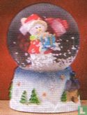 Sneeuwpop verkleedt als kerstman - Image 1