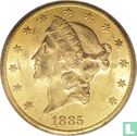 Verenigde Staten 20 dollars 1885 (CC) - Afbeelding 1