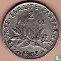 France 2 francs 1908 - Image 1