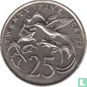 Jamaika 25 Cent 1989 - Bild 2