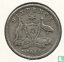 Australie 6 pence 1946 - Image 1