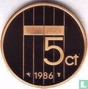 Niederlande 5 Cent 1986 (PP) - Bild 1