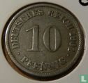 Empire allemand 10 pfennig 1901 (A) - Image 1