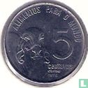 Brazil 5 centavos 1976 (type 1) "FAO" - Image 1