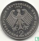 Germany 2 mark 1992 (J - Ludwig Erhard) - Image 1