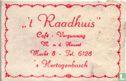 " 't Raadhuis" Café Vergunning - Image 1